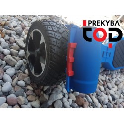 9 COLIŲ PRO RIEDIS SU LAZERIO ŠVIESOMIS IR VARIKLIO DŪZGIMU