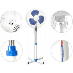 Ant žemės pastatomas ventiliatorius 